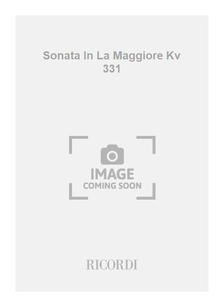 Sonata In La Maggiore Kv 331